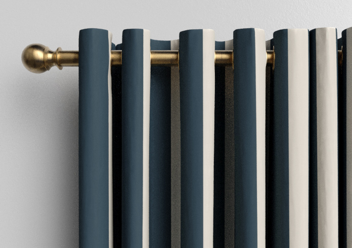 The British Stripe Co. Henry, Polzeath No.1 - Made to Measure Curtains - Image 12